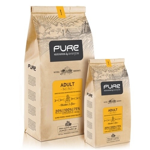 Ração Pure Brave Mini com Frango e Arroz para Cães de Pequeno Porte