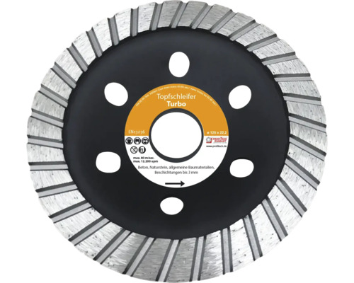 Slijpschijf Profitech Diamond Turbo Ø 115x22,23 mm
