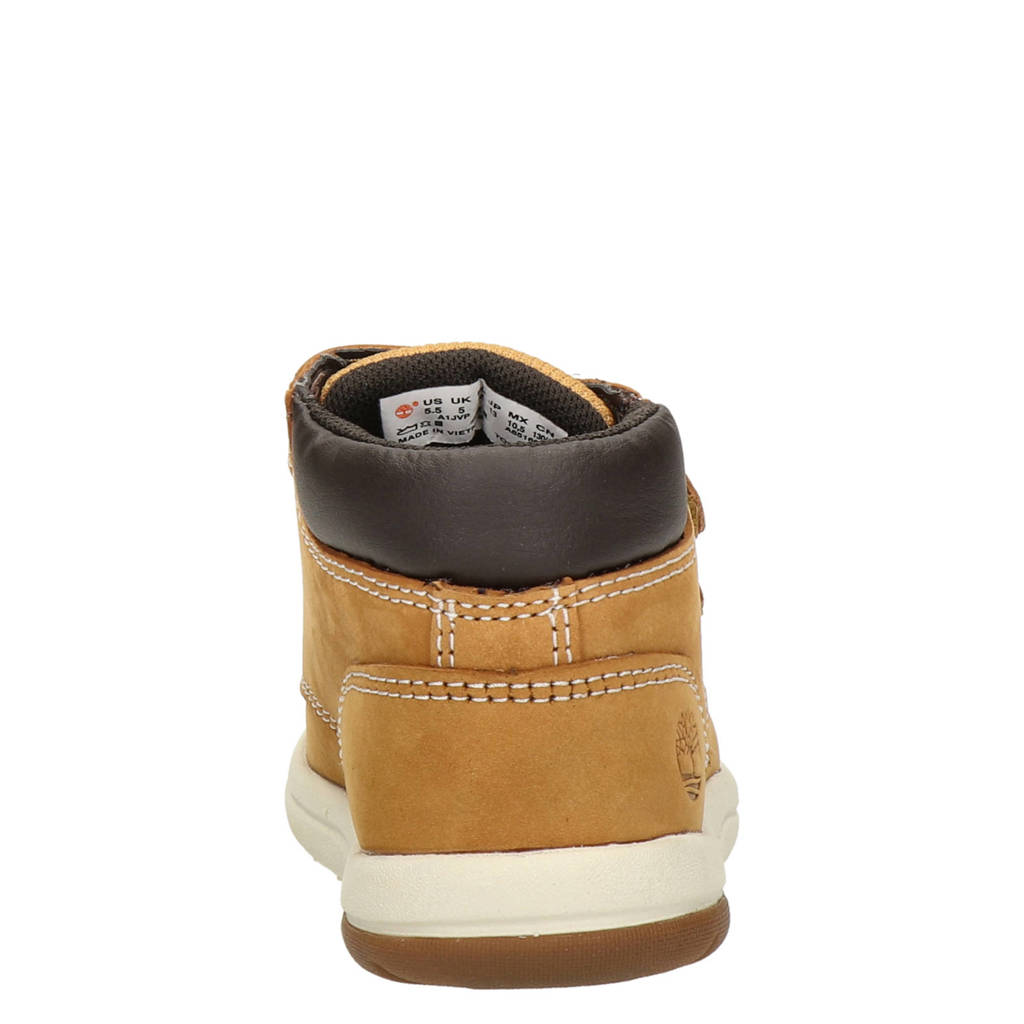 Timberland Tracksnubuck enkelboots geel/bruin