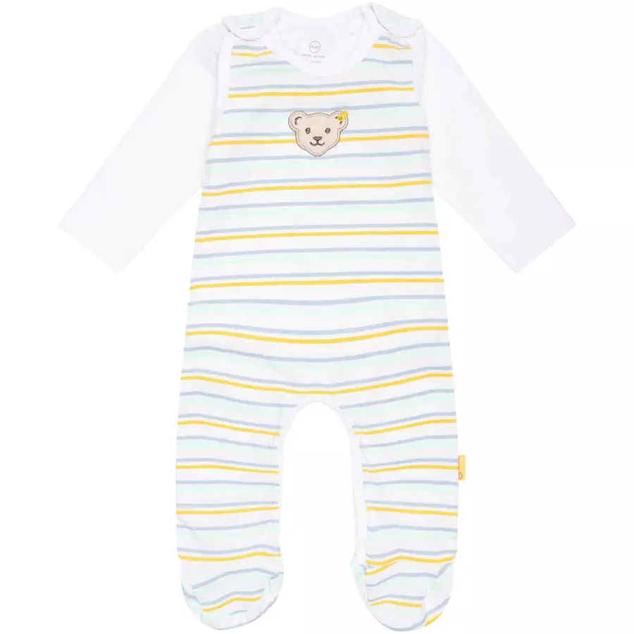 Steiff Strampler Set Bright White