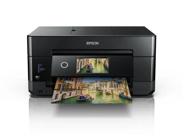 Epson Expression Premium XP-7100 Small-in-One - Multifunktionsprinter - farve - blækprinter - Legal (216 x 356 mm) (original) - A4/Legal (medie) - op til 11 spm (kopiering) - op til 15.8 spm (udskriver) - 120 ark - USB 2.0, Gigabit LAN, Wi-Fi(n) - so