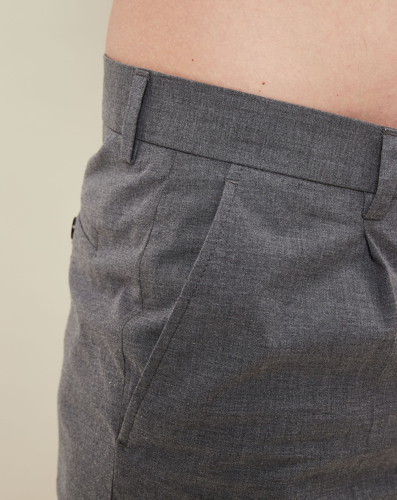 Hartford Pantalon Teddy style Costume gris