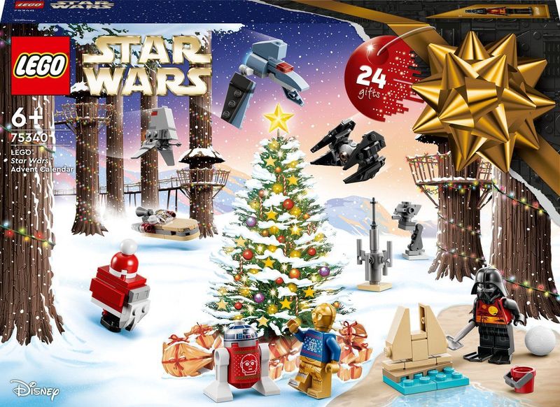 LEGO Star Wars - Adventkalender 2022 - Multicolor - Kunststof - 24 Deurtjes