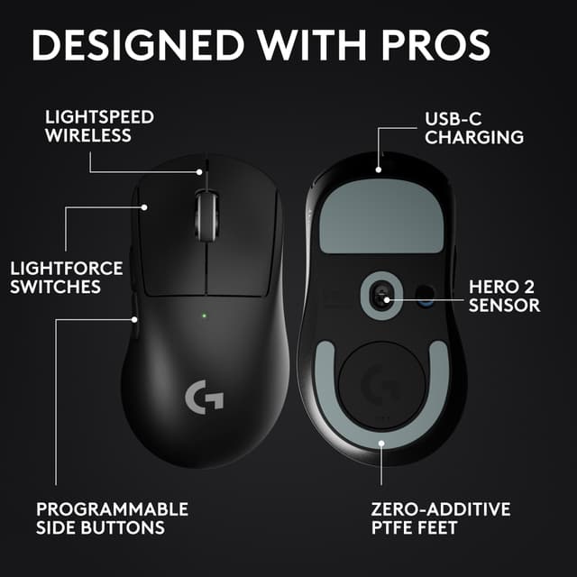 Logitech G Pro X Superlight 2 DEX gaming-mus