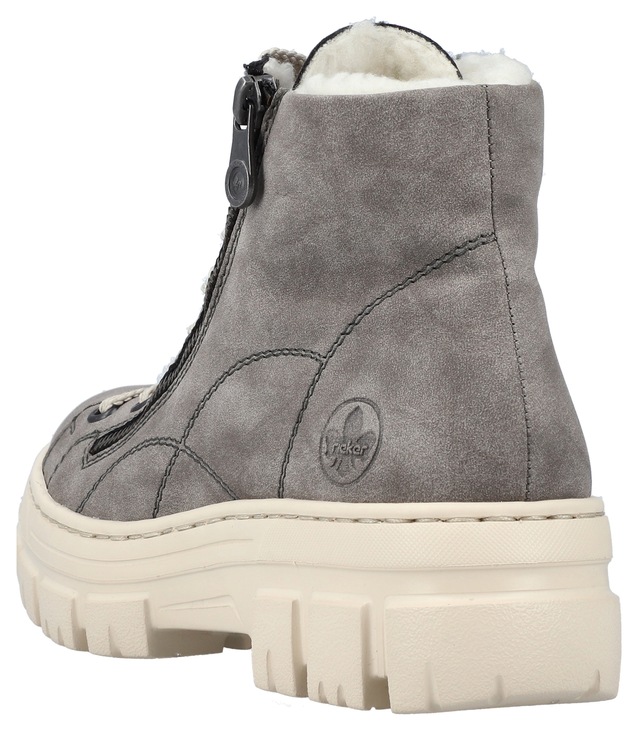 Rieker Winterboots  Plateauboots, Schnürboots mit Reissverschluss an der Aussenseite