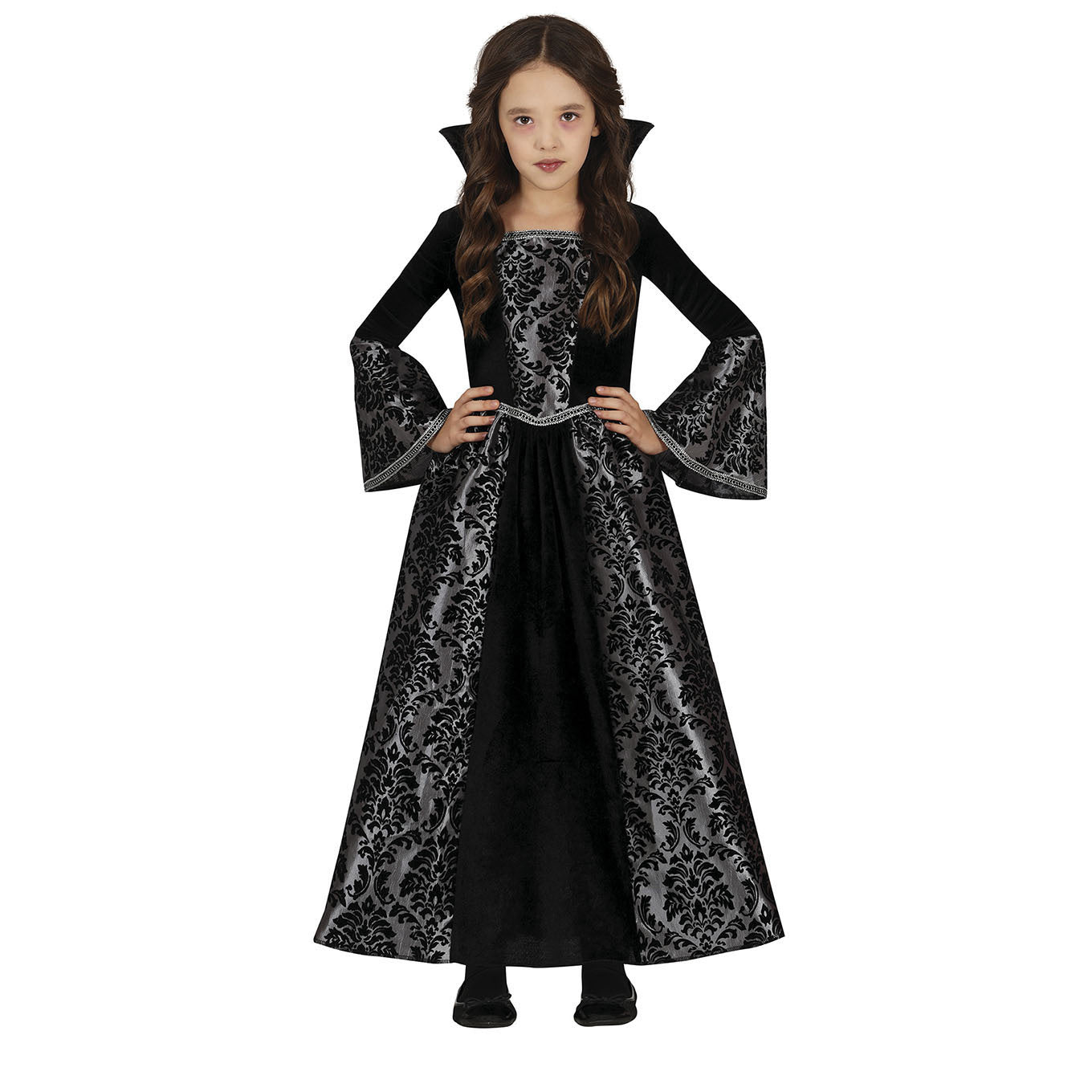 Vampier Halloween Kostuum Meisje Zilver