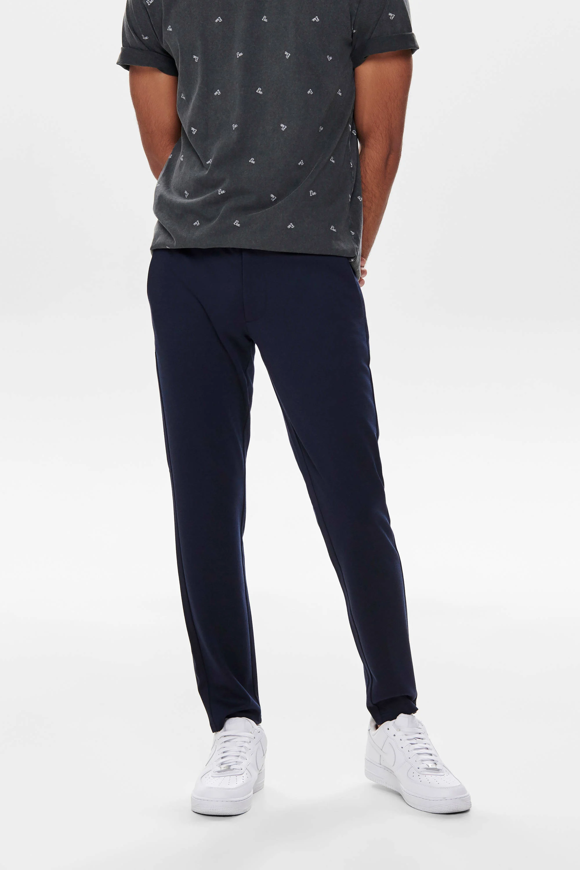 ONLY & SONS tapered fit it chino ONSMARK marine