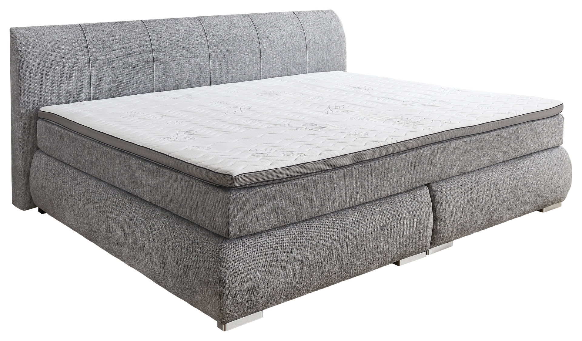 Boxspringbett CODY 240 x 200 cm grau