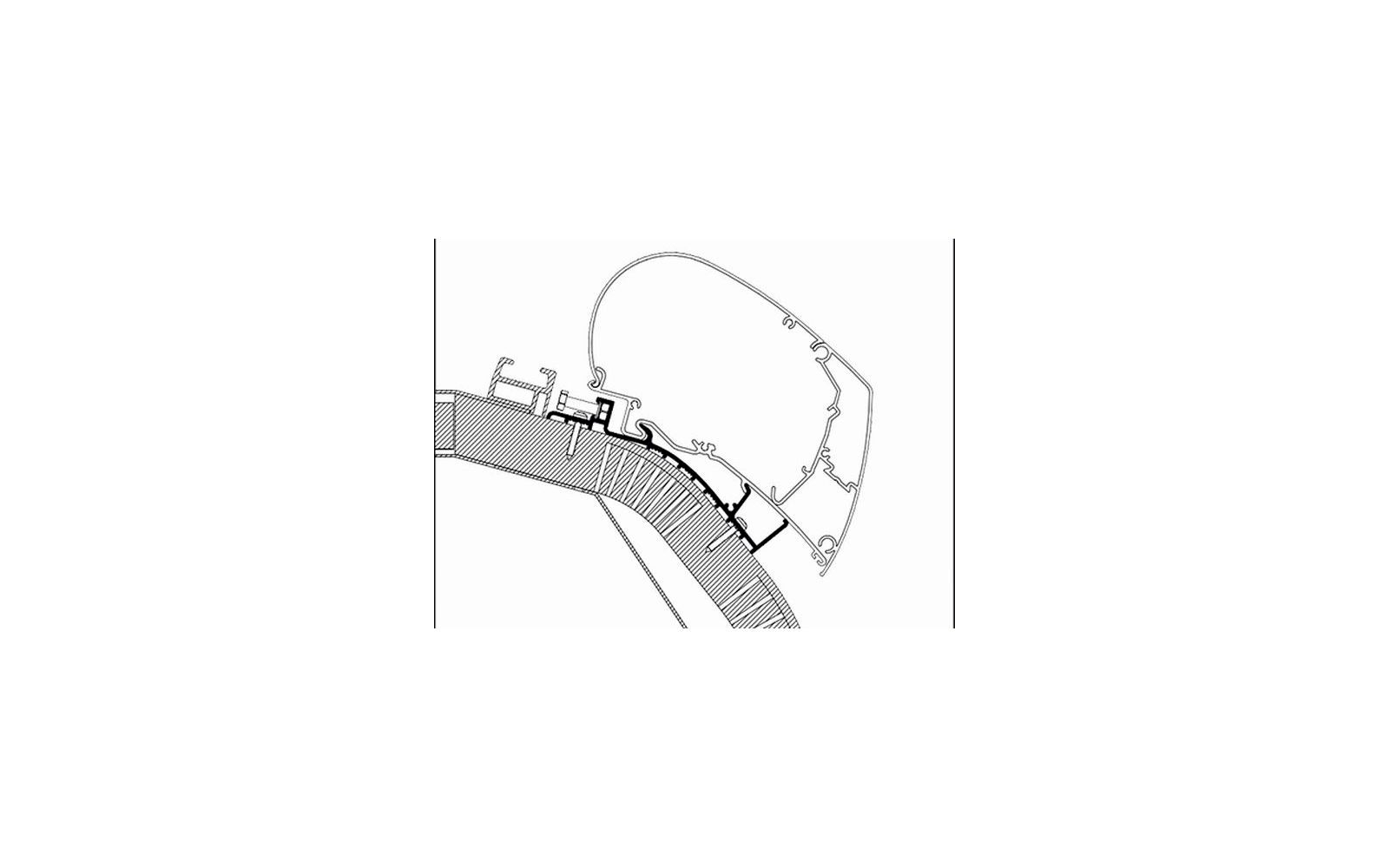 Thule Dachadapter Carthago Serie 450 cm ab 2014