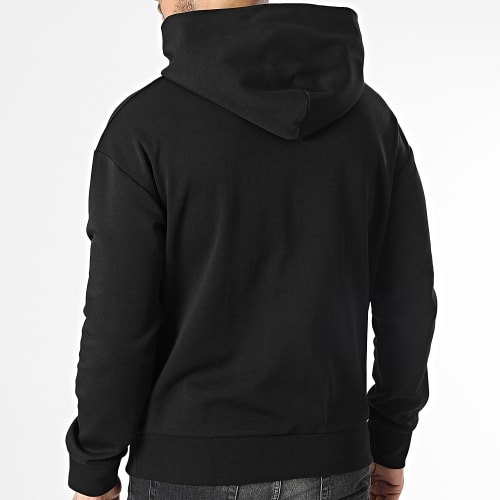 Sweat Capuche Logo Tape Comfort 1100 Noir