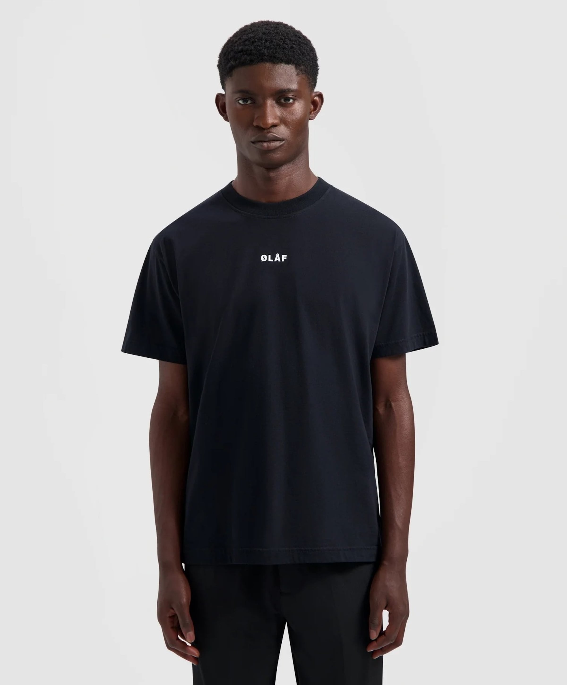 Olaf Heren T-shirt zwart