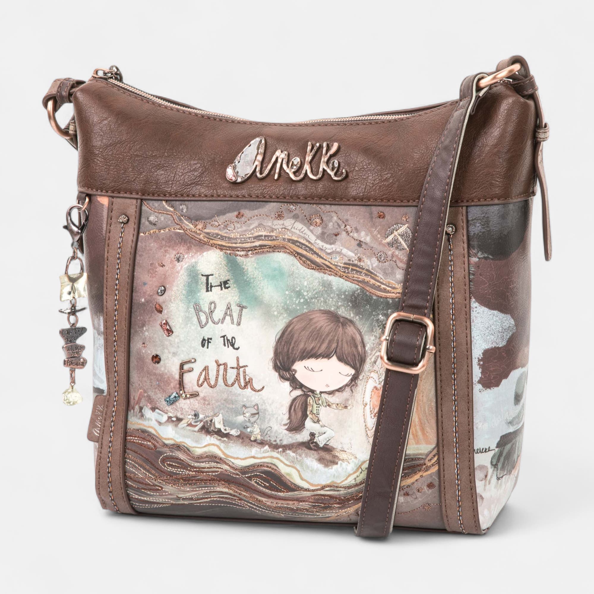 Sac bandoulière marron
