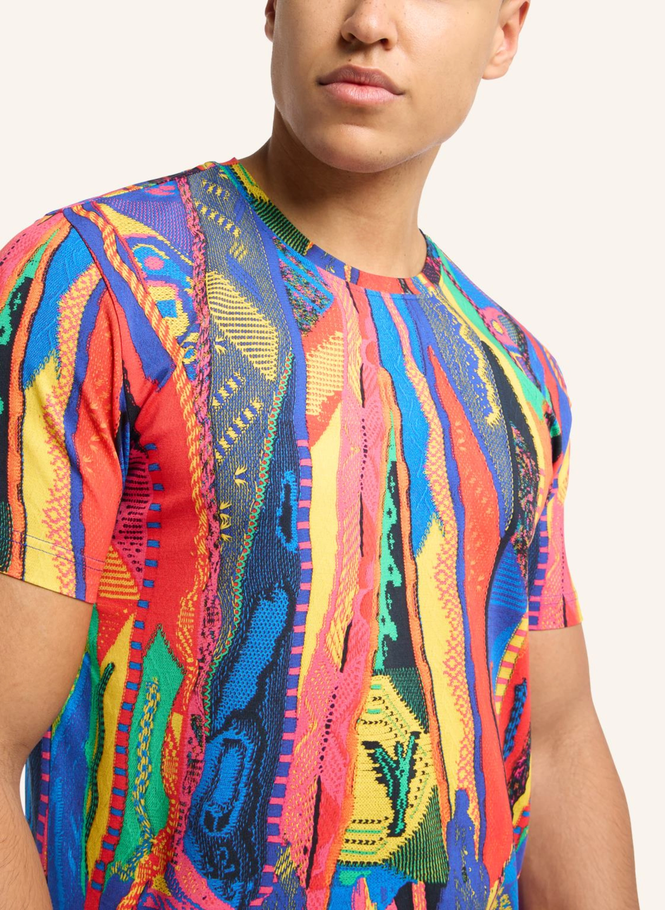 CARLO COLUCCI T-Shirt mit Knitprint EGON