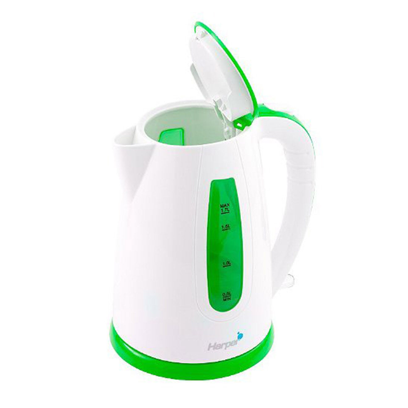 Harper Bouilloire blanc/vert - 1.7 L