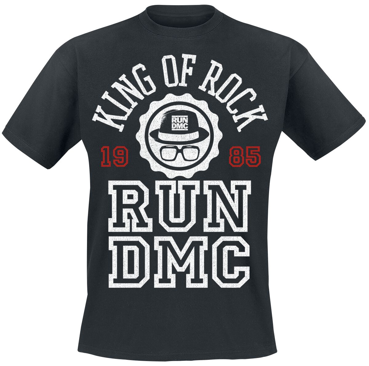Collegiate - King Of Rock 1985 | Run DMC T-Shirt Manches courtes