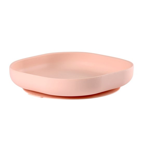 Assiette silicone ventouse    Light Pink        de               Béaba