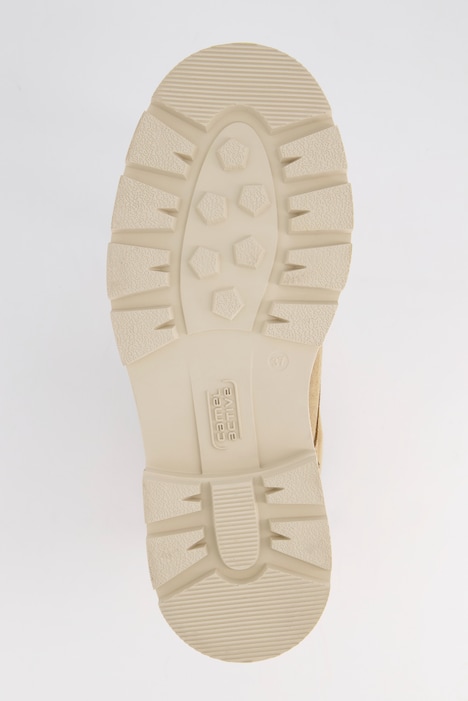 Camel Active, Leder-Stiefeletten, Schnürung, Profilsohle, Komfortweite