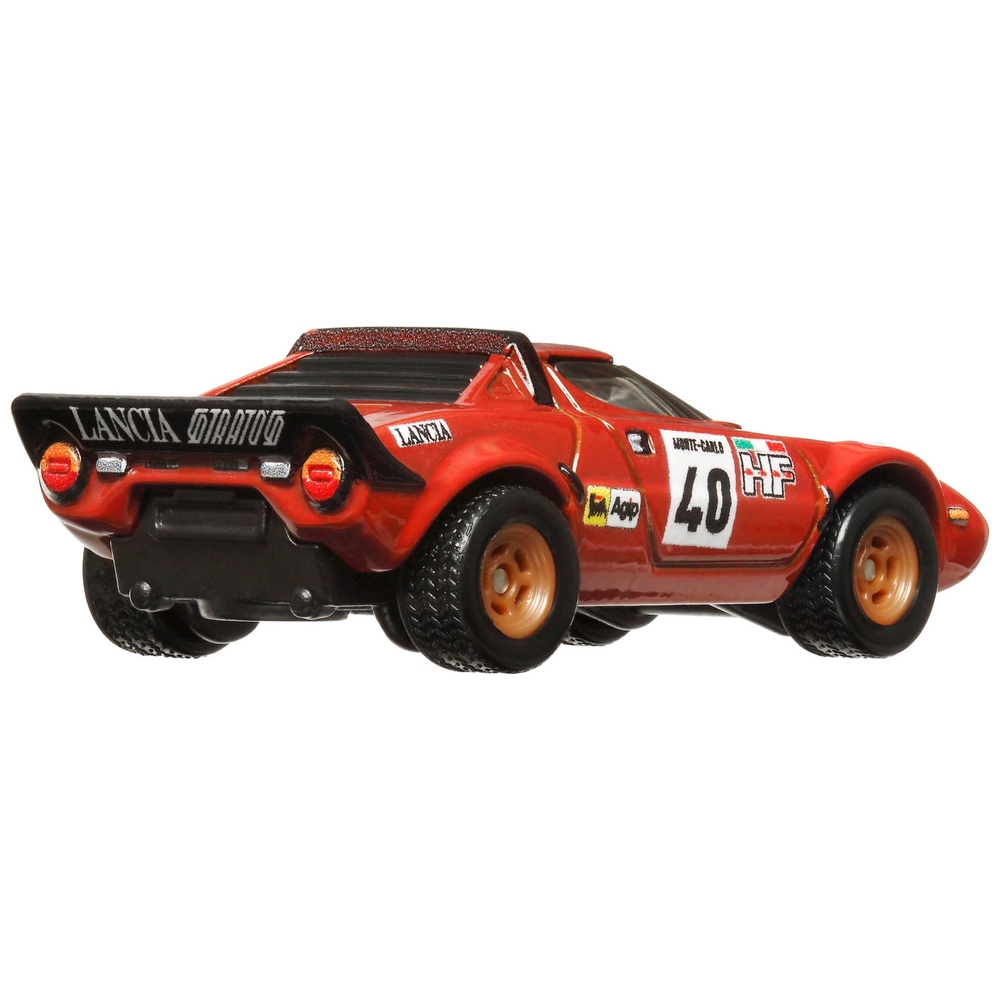 Hot Wheels Car Culture: Lancia Stratos Modellauto im Maßstab 1:64 aus Druckguss