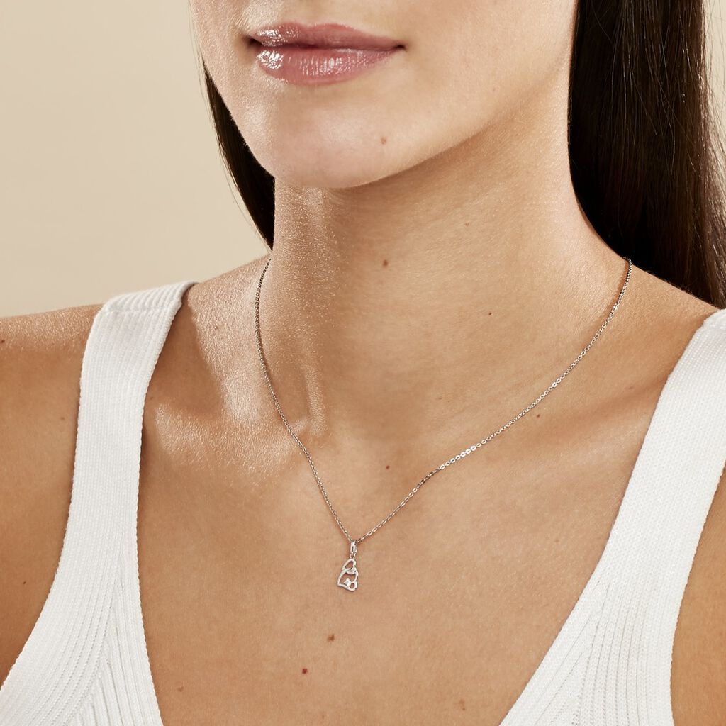 Collier Roma Argent Blanc Oxyde De Zirconium