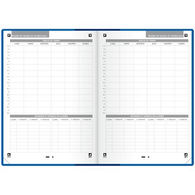Agenda Oxford Teacher perpétuel - 21 x 29,7 cm - bleu - Hamelin