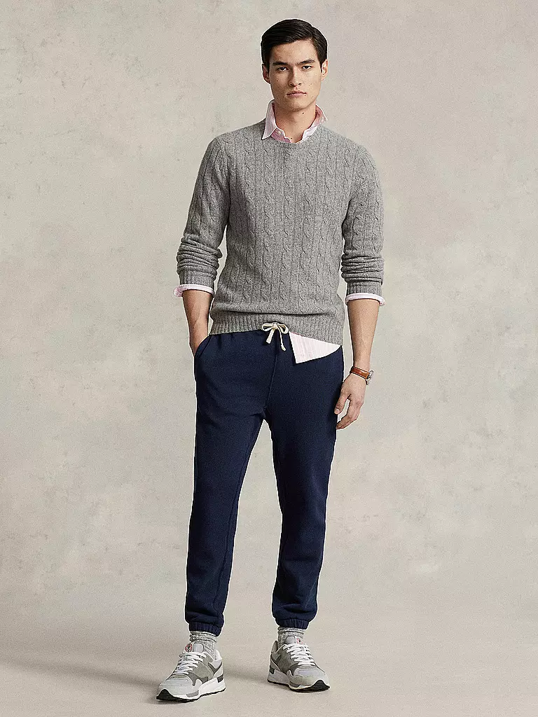 POLO RALPH LAUREN Kaschmirpullover hellgrau