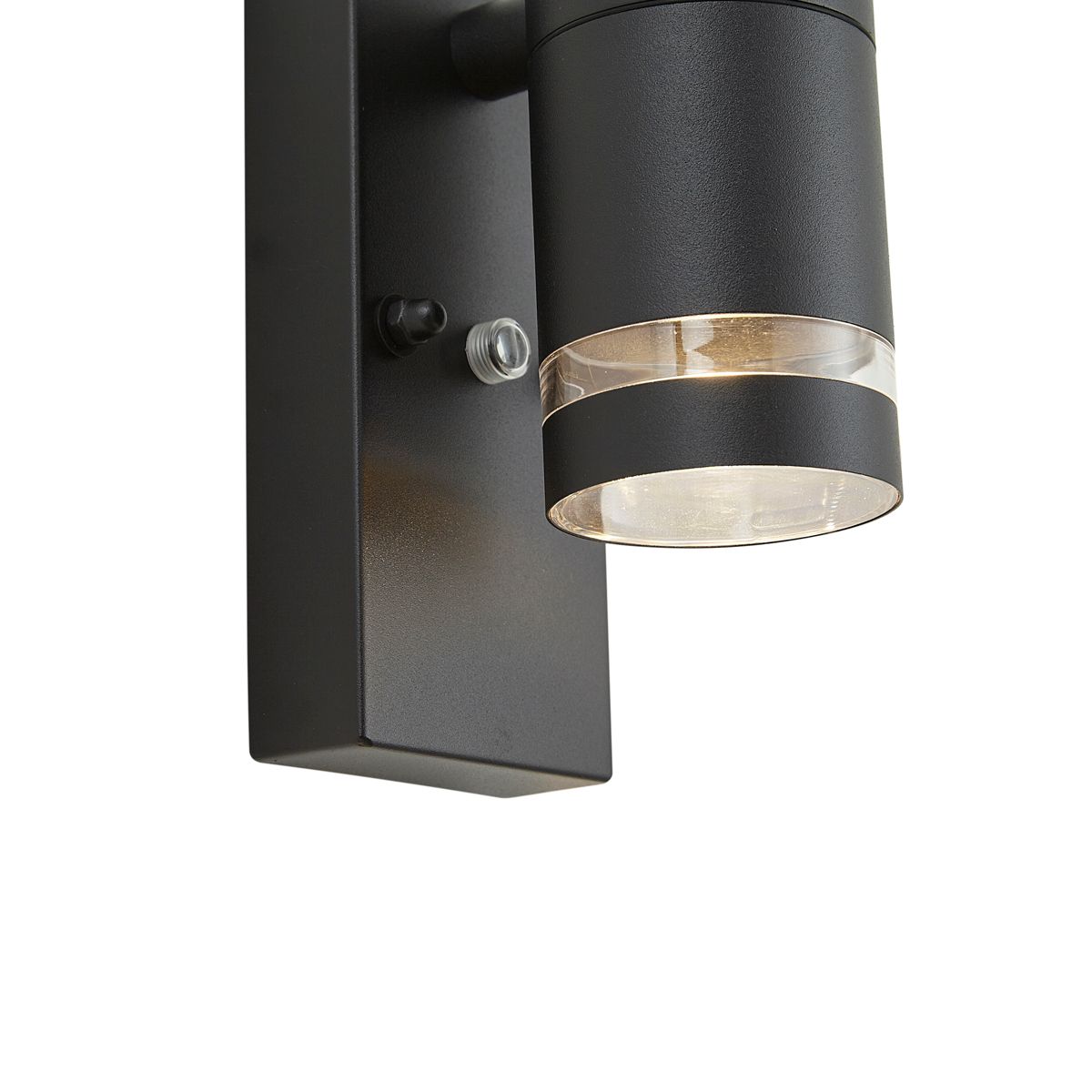 Moderne buiten wandlamp zwart IP44 met schemersensor - Ensam