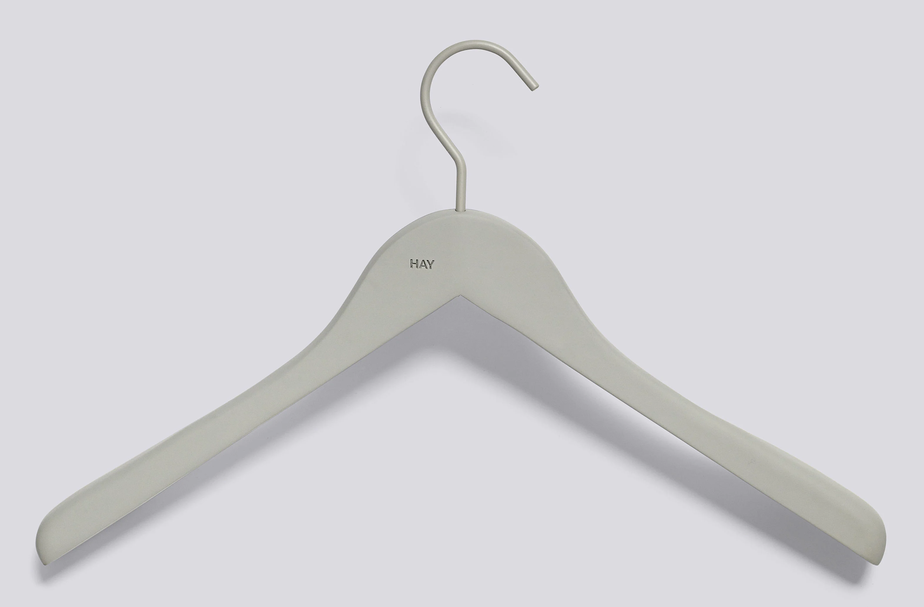 SOFT COAT - Cintre bois | Gris