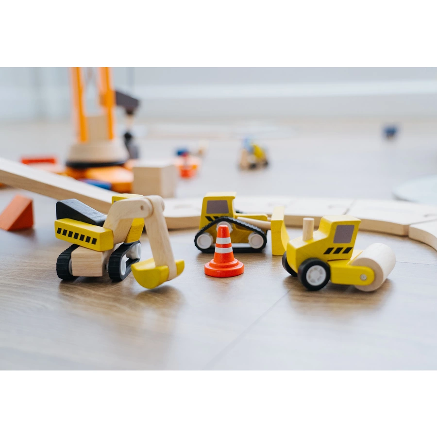 PlanToys Straßenbau-Set