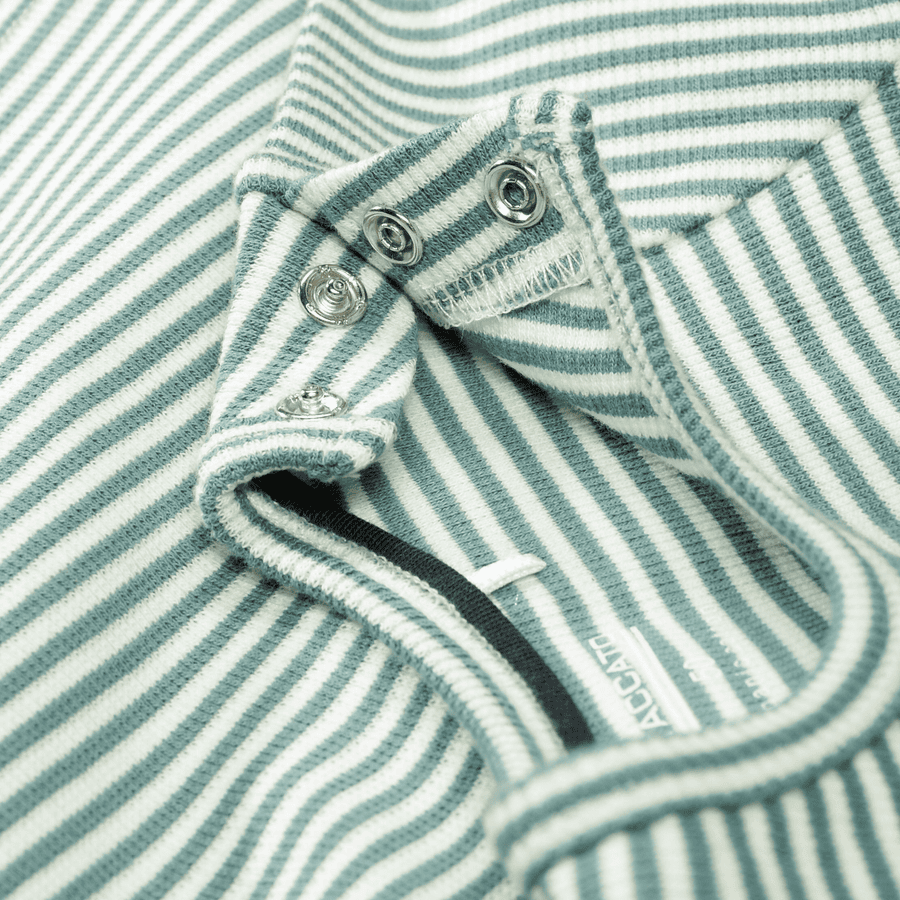 STACCATO Shirt pale green gestreift