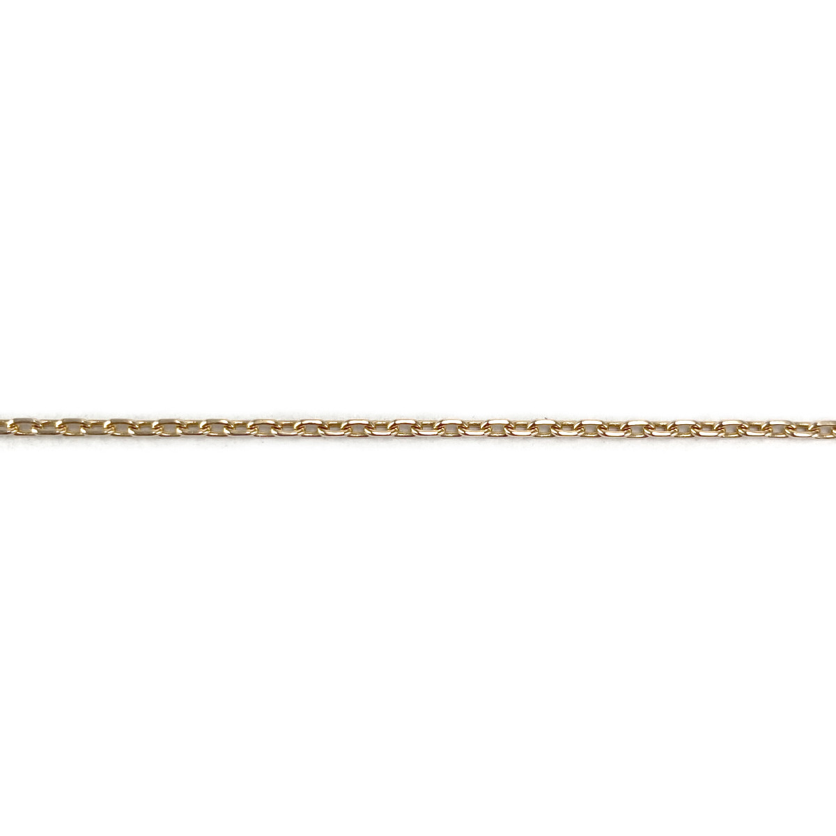 Chaine d'occasion or 750 jaune maille forçat 41 cm