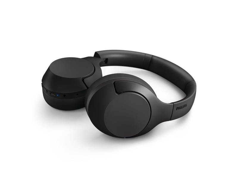Philips Wireless Over-Ear-Kopfhörer TAH8506BK Schwarz Schlanker Kopfhörer mit grossartigem Sound