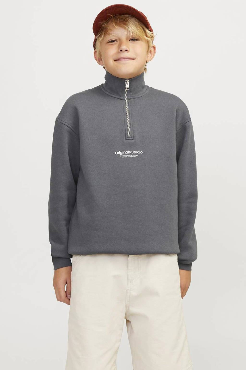 JACK & JONES sweater JORVESTERBRO met tekst