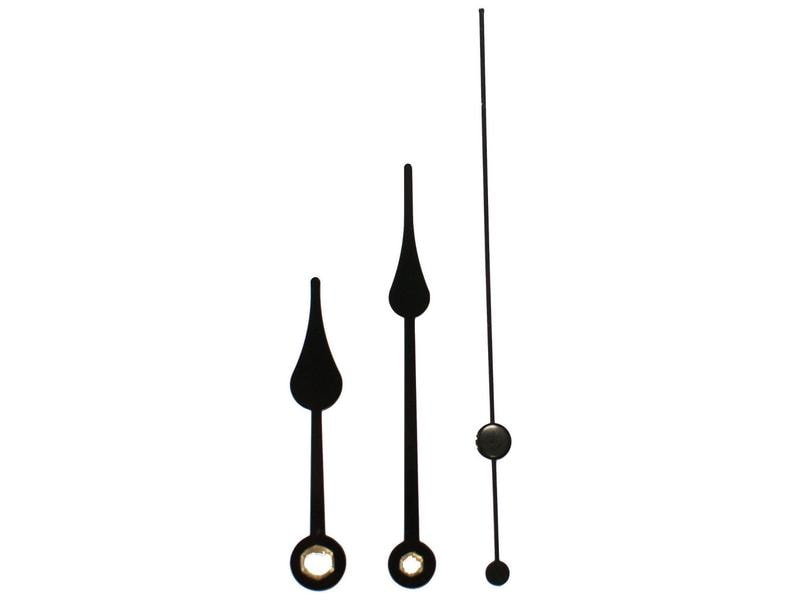 TFA Dostmann Funkuhrwerk mit Uhrzeigerset 7.1 x 5.5 cm, Sch Uhrwerk zum Selbstgestalten