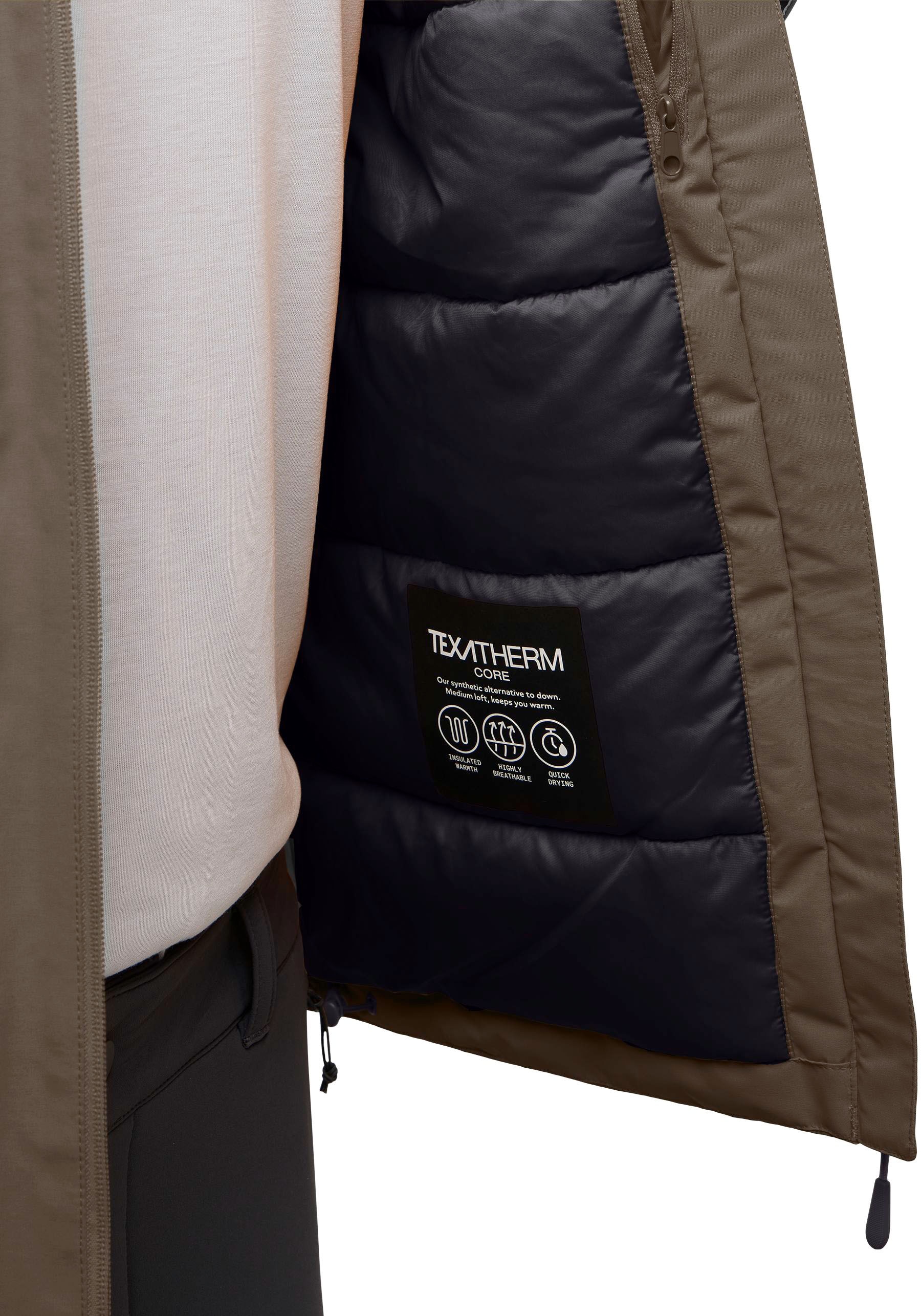 Jack Wolfskin Funktionsjacke »JASPER« mit Kapuze Wärmend, winddicht, wasserabweisend, Übergangsjacke