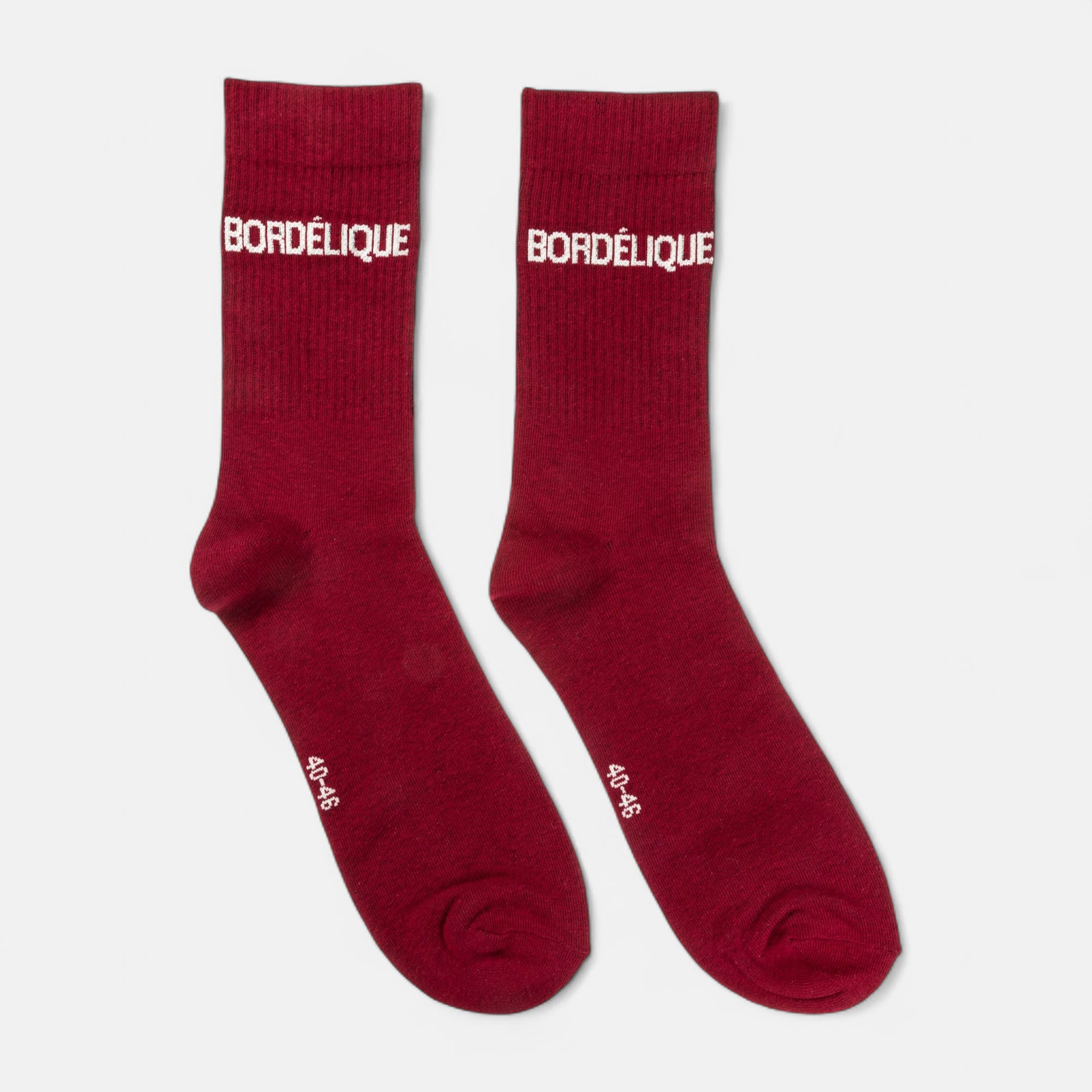 Chaussettes Homme bordeaux