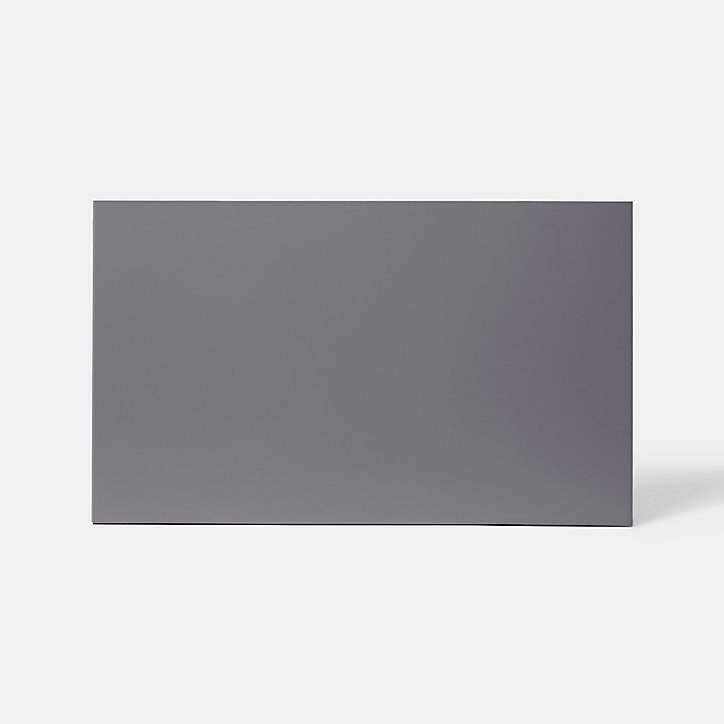 Façade de cuisine hotte / casserolier Stevia gris anthracite brillant l. 60 cm GoodHome