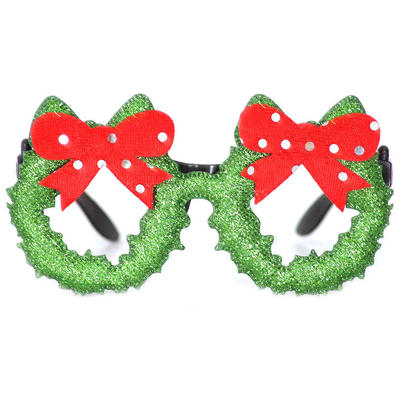 (6er Set) Photo Booth Weihnachts Brillen Party Fotorequisiten Foto Accessoires Dekorationen für lustige Bilder - Weihnachten