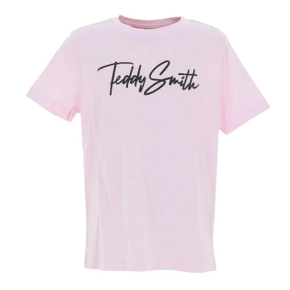 Teddy Smith T-shirt Rose Garçon Teddy Smith Evan