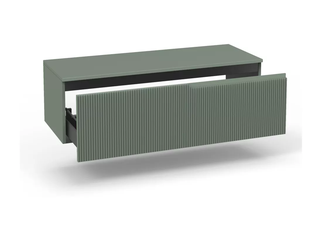 Composition vasque droite 4 pieces VENERE vert sauge