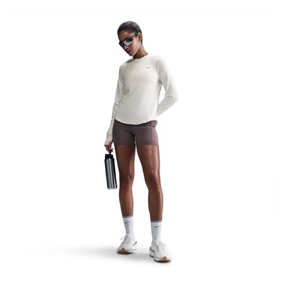 Maillot manches longues Nike Swift Beige Femme