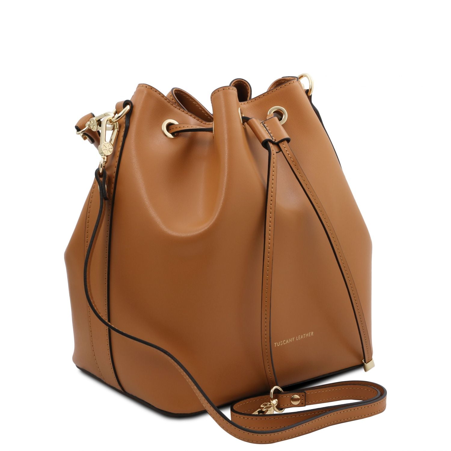 TL141531 – Vittoria – leren bucket bag