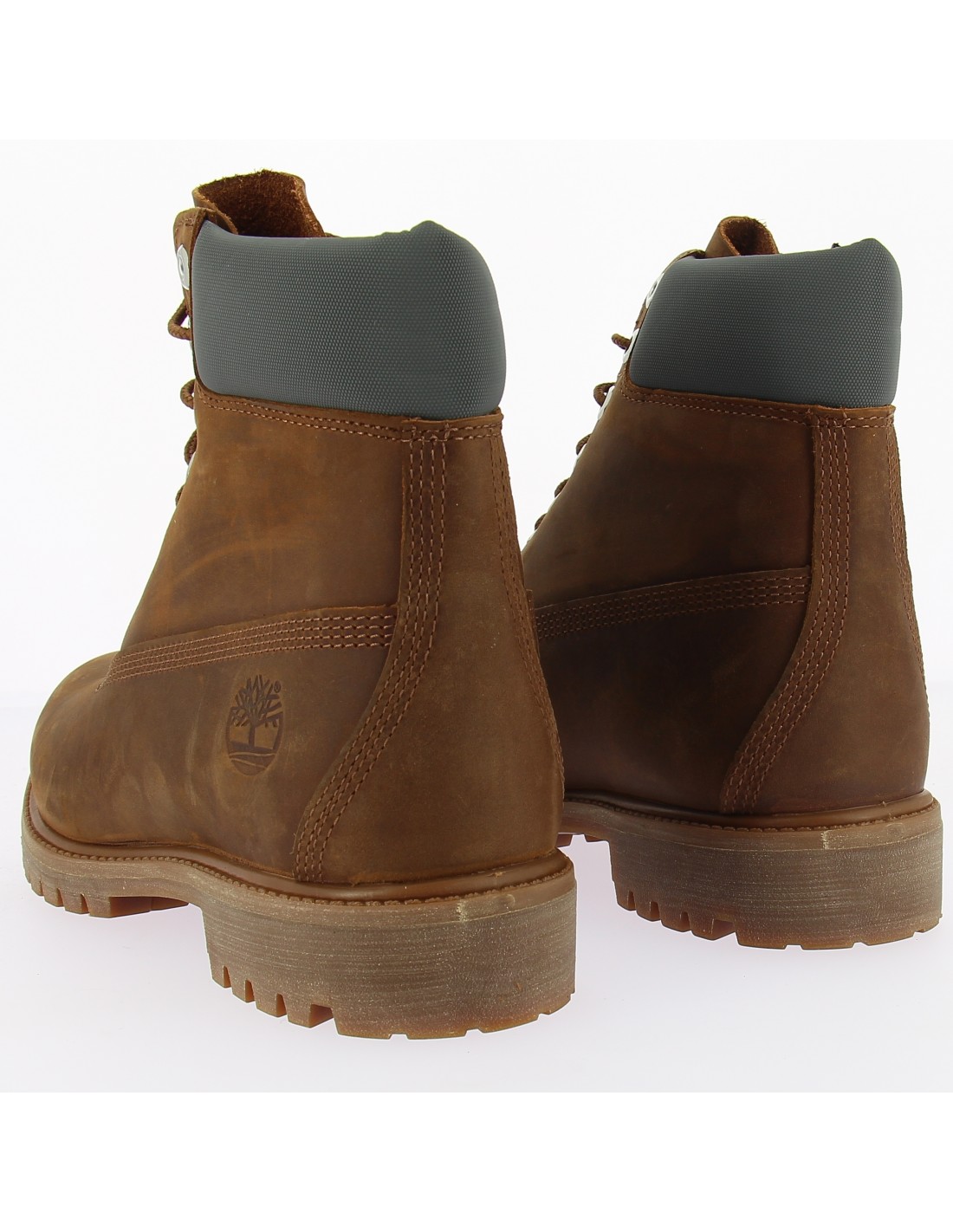 timberland boots homme 6'' prem bt wp rst nubuck marron