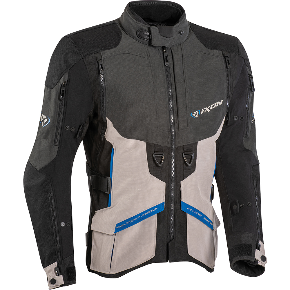 Ixon - Veste Ragnar Noir / Anthracite / Gris