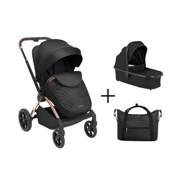 Kikkaboo Kinderwagen 2 in 1 Kara Zwart