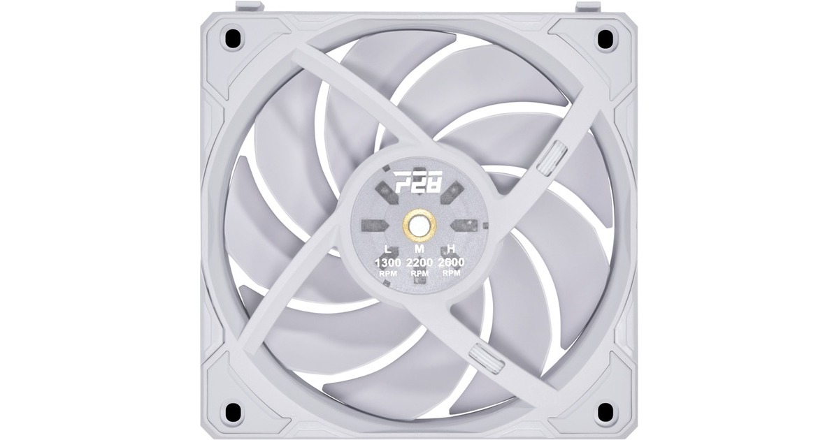 Lian LiUNI FAN P28 case fan  (Wit, 120 x 120 x 28 mm, PWM)