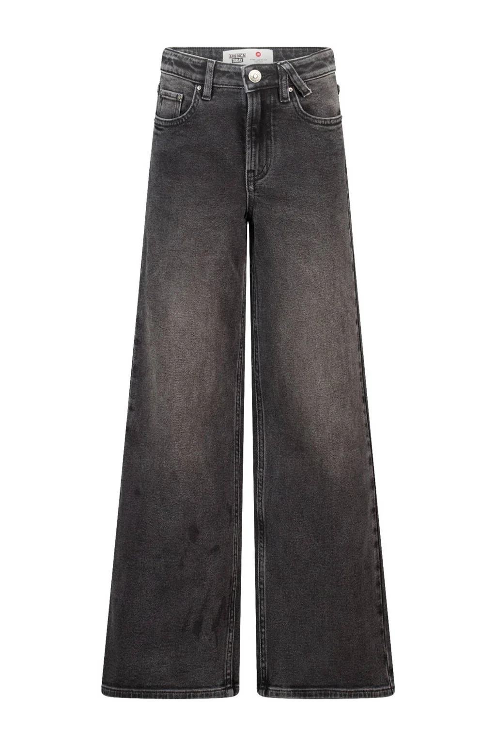 America Today wide leg jeans zwart
