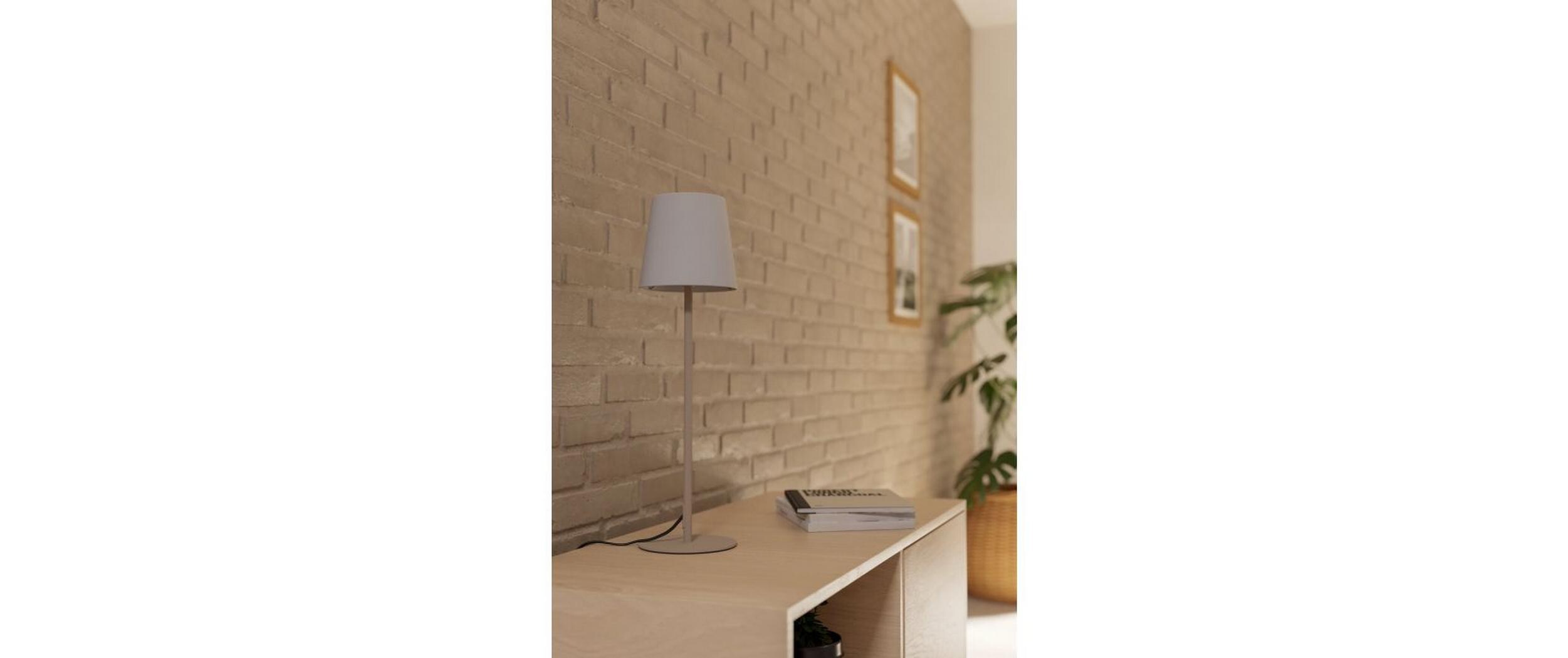 Tischleuchte FIORANA beige exkl. E14 1x40WTischlampe