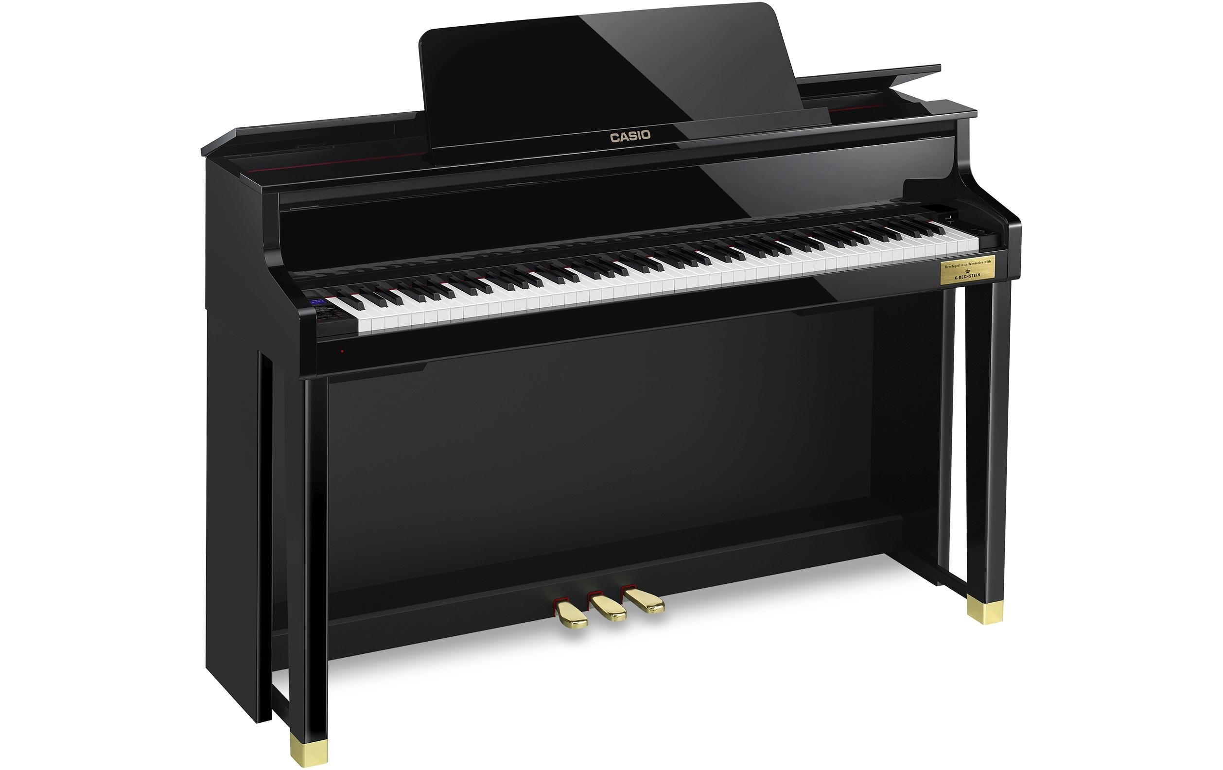 E-Piano CELVIANO Grand Hybrid GP-510BP Schwarz, poliert<br>E-Piano mit gewichtetem Natural-Grand-Hammer-Action-Keyboard mit 88 Tasten