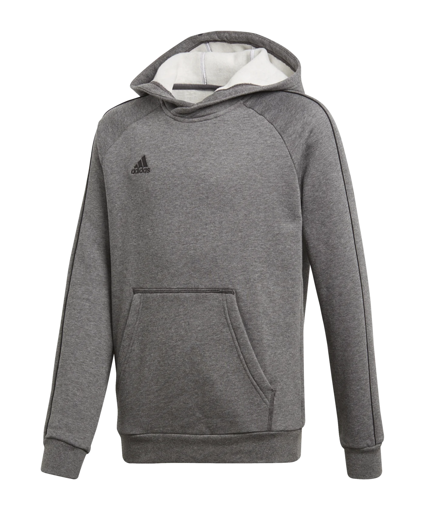 adidas Core 18 Hoody Kapuzensweatshirt Kids Grau