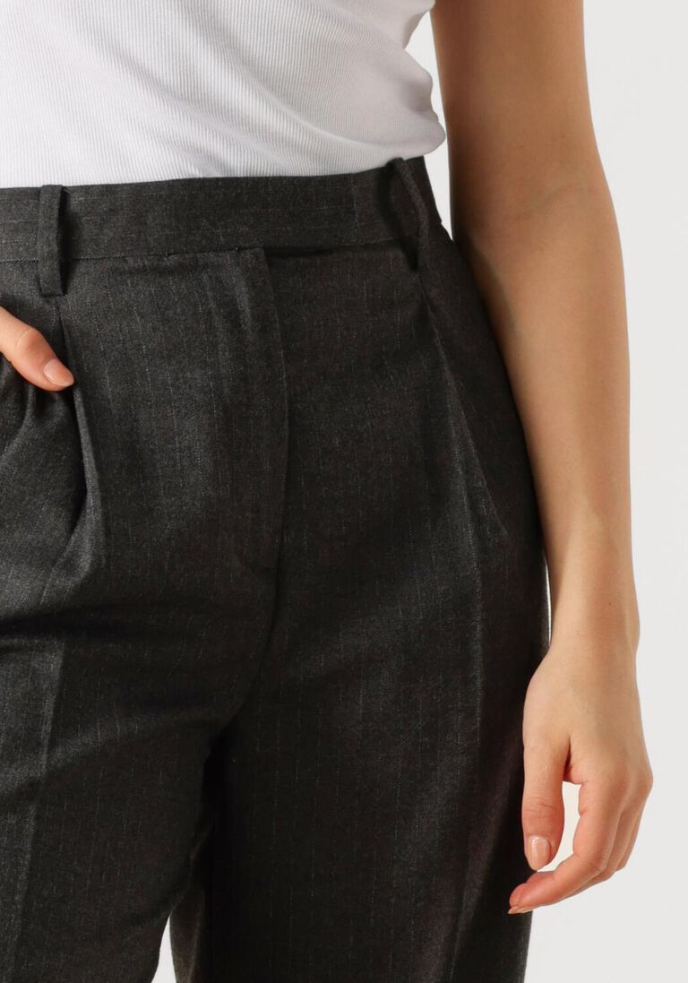 donkergrijze second female pantalon wake trousers